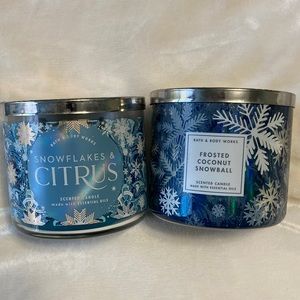 Bath and Body Works Winter Candles ✨ Used